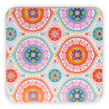 Mandala onderzetters kleurrijk set van 6 Mandala onderzetters kleurrijk set van 6