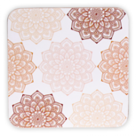 Mandala onderzetters roze set van 6 Mandala onderzetters roze set van 6