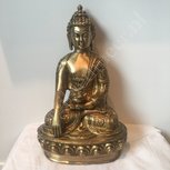 Shakyamuni Boeddha messing 27 cm Shakyamuni Boeddha messing 27 cm