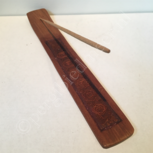Wierookski hout met de 7 chakra's symbolen Wierookski hout met de 7 chakra's symbolen